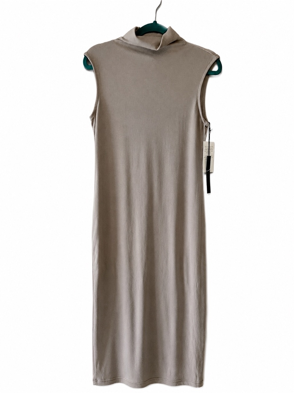 NWT House of Harlow Taupe Mock Neck Dress Large